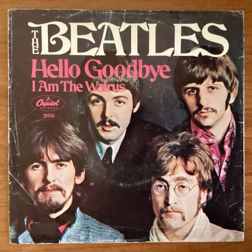 The Beatles Hello Goodbye Capitol 2056 45 rpm 7” PS West coast Picture Sleeve