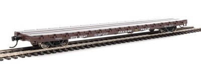 Walthers HO 910-5344 60' P-S Flatcar OTTX #90147 (brown; machinery loading)