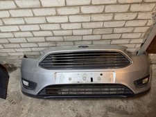 Ford Focus Mk3 Front Bumper Complete Fog Lights Grill Silver 2015-2018