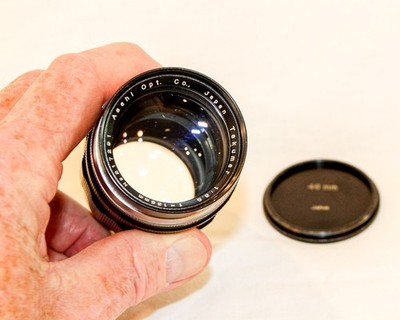 Asahi Takumar 135 mm 1:3.5 preset lens Ashai Opt. Co.