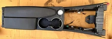 2008-2011 Mercedes C300 Center Console Black Leather Lid Armrest Cup Holder OEM