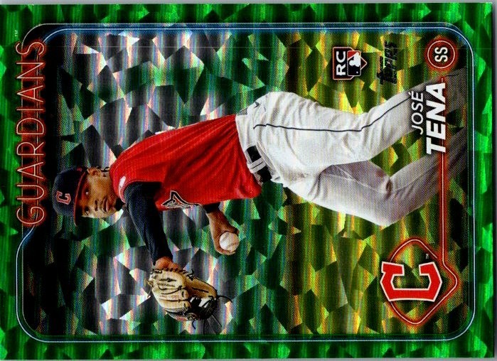 2024 Topps Series 2 - Jose Tena #678 Green Foil /499 (RC)