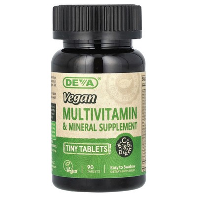 Vegan Multivitamin & Mineral Supplement, 90 Tiny Tablets