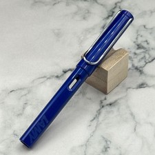 LAMY Safari Fountain Pen, Skeleton, Blue, EF Nib
