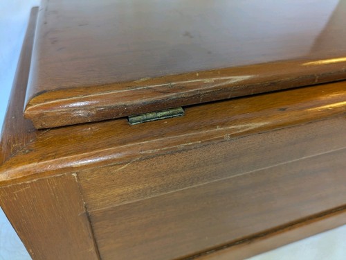 Antica Scatola Portaoggetti in Legno Cassapanca Commerciale Altissima Qualità Artigianale - Foto 11 di 12