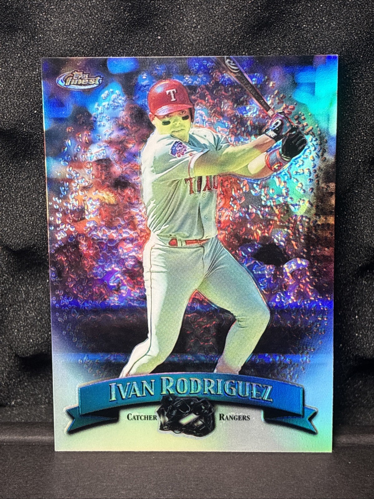 1998 Topps Finest - Ivan Rodriguez #125 No-Protector Refractor