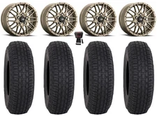 ITP Hurricane 15"Wheels Bronze 33"RR600 Tires UForce U10 Pro / U10 XL Pro