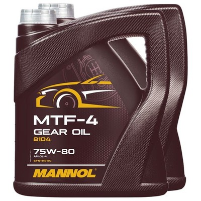 Getriebeöl MANNOL 2x 4 Liter Schaltgetriebe MTF-4 API GL 4/ GL 5 75W80 Schaltoel