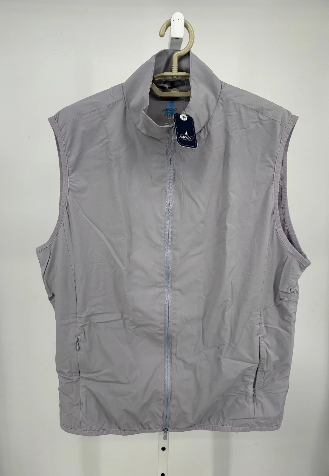 Johnnie-O Axis Performance Vest Mens M Seal Featherweight Water Resistant Sport - product detail image 1