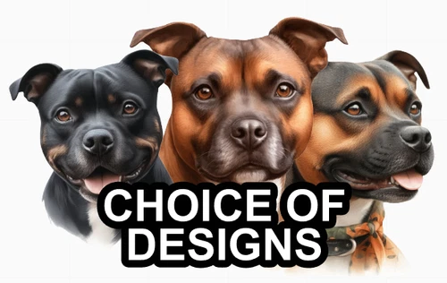Staffordshire Bull Terrier Self Adhesive Dog Sticker