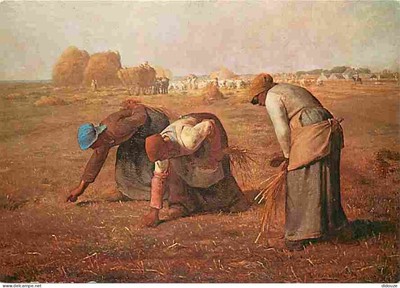 Postkarte - Kunst - Malerei - Jean François Millet - Les Glaneuses - CPM - Vo