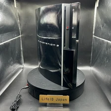 SONY PS3 PlayStation 3 80GB CECHL00 Black Console Only RARE Model