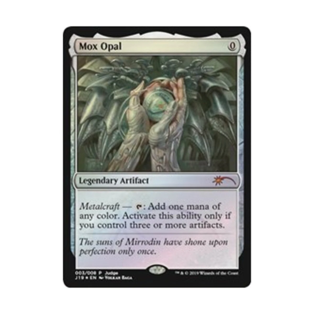 Mox Opal Artifact Magic: The Gathering Individual Trading Card