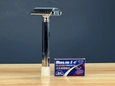 Progressive 500 Adjustable (9 Gears) mild to Aggressive Double Edge Safety Razor