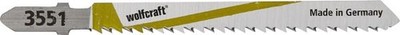 Wolfcraft Stichsägeblätter 3551000 100 mm T-Schaft 2 Stück  Stichsägeblatt