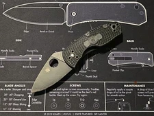 Spyderco Ambitious Folding Pocket Knife 2.25" 8Cr13MoV Steel Blade FRN Handle