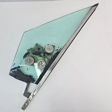 1975-1979 Lincoln Continental Vent Window Glass w Track Guide LH Front OEM Used