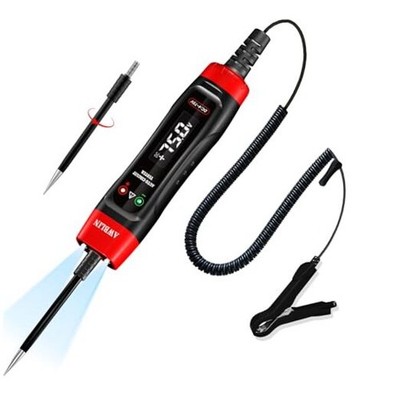 4-75V DC Automotive Test Light with Buzzer Sound, LCD Digital Light Tester