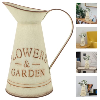  Primitiver Krug Vase Antiker Blumentopf Dekorativer Blumenkübel
