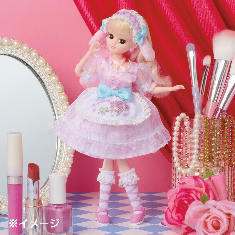 My Melody Licca-chan Doll Takara Tomy Sanrio Collaboration Pink