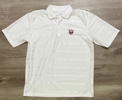 Rome Braves Antigua Polo Shirt Adult XL Extra Large White