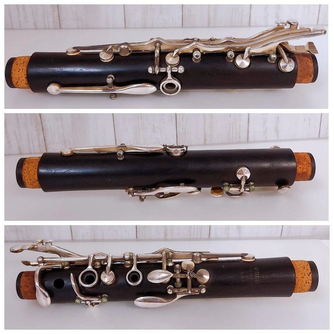 YAMAHA Clarinet ESTABLISHED IN 1887 Black Wood Musical Instrument with Case