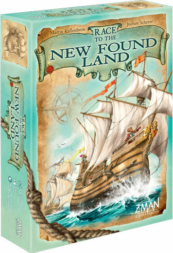 Race to the New Found Land Z-Man - Jeu de société de gestion et d'exploration maritime en VF