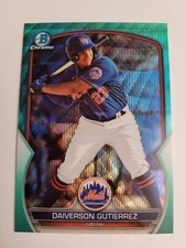 2023 Bowman Chrome Draft AQUA WAVE REFRACTOR Daiverson Gutierrez /125
