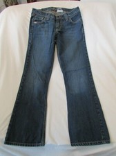 Ladies "Cruel Girl" Sz 7R W29/L30.5 Blue, Slight Distrss, Slim, Boot Cut Jeans