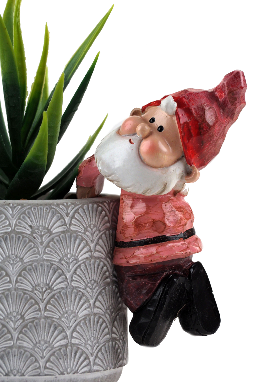 Gnome Plant Pot Hangers Hanging Garden Home Ornaments Red Yellow