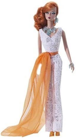 その他 HOLLYWOOD HOSTESS BARBIE Doll Hollywood Hostess Silkstone Barbie Set 2007 COA Gold Label