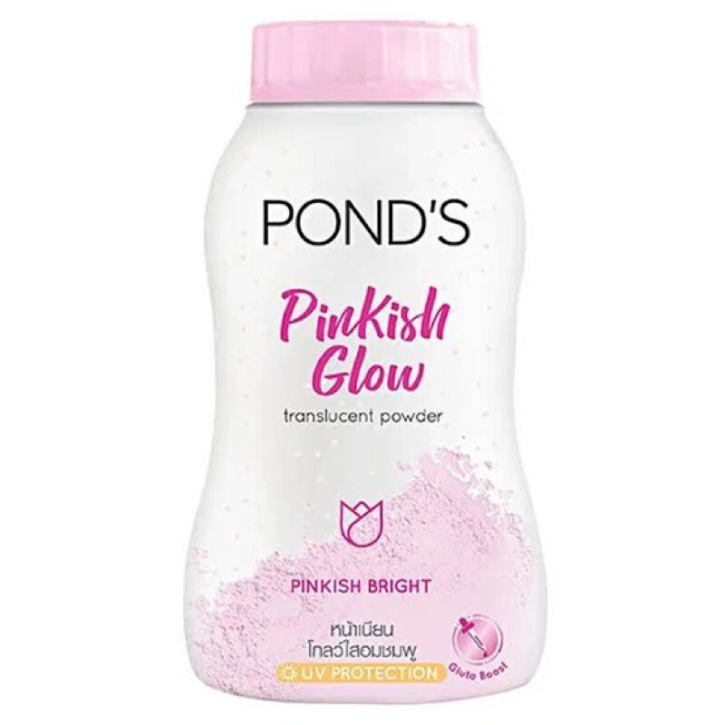6x Pond's Pinkish Glow Translucent Powder Angel Face Gluta White &UV protect 50g - Image 2 of 2