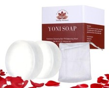 2 Pcs Yoni Soap Bars for Women  100 Handmade Yoni Soap for Women  No Harmful