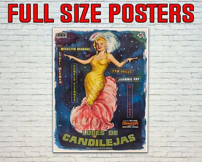 Es gibt kein Geschäft wie Showbusiness Marilyn Monroe Repro Filmposter 30''x24''