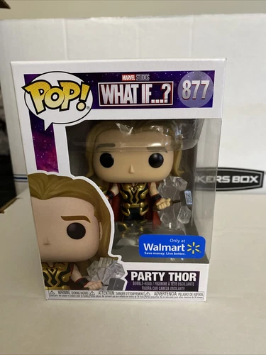 Funko Pop! Marvel Party Thor #877 exclusivo de Walmart What If Disney+ nuevo EN MANO