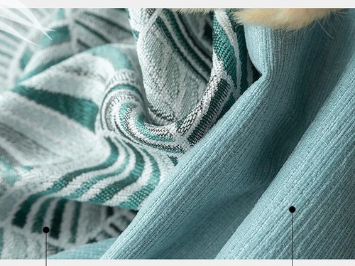 Nordic Curtains Living Room Bedroom Cotton Linen Chenille Blackout Curtains - Picture 23 of 25