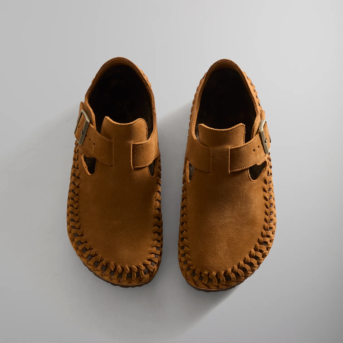 FW24 | Kith for Birkenstock London Braided Shearling | Mink | 40