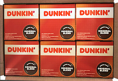 60 Dunkin Donut Original Blend Medium Roast Coffee Pod K-Cup