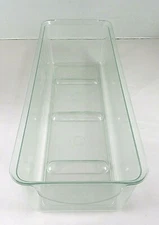 Eggs Extras Refrigerator Storage Bin Vintage Clear Plastic