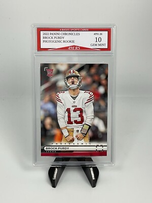 2022 Panini Chronicles Brock Purdy 49ers Photogenic Rookie Gem Mint 10!