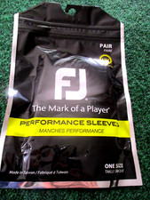 NEW Footjoy Performance Sleeves UV Protection 1 pair White