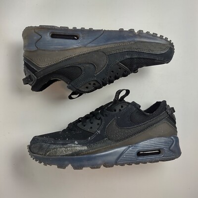 Nike Air Max Terrascape 90 Triple Black Sneakers Shoes  display picture 3