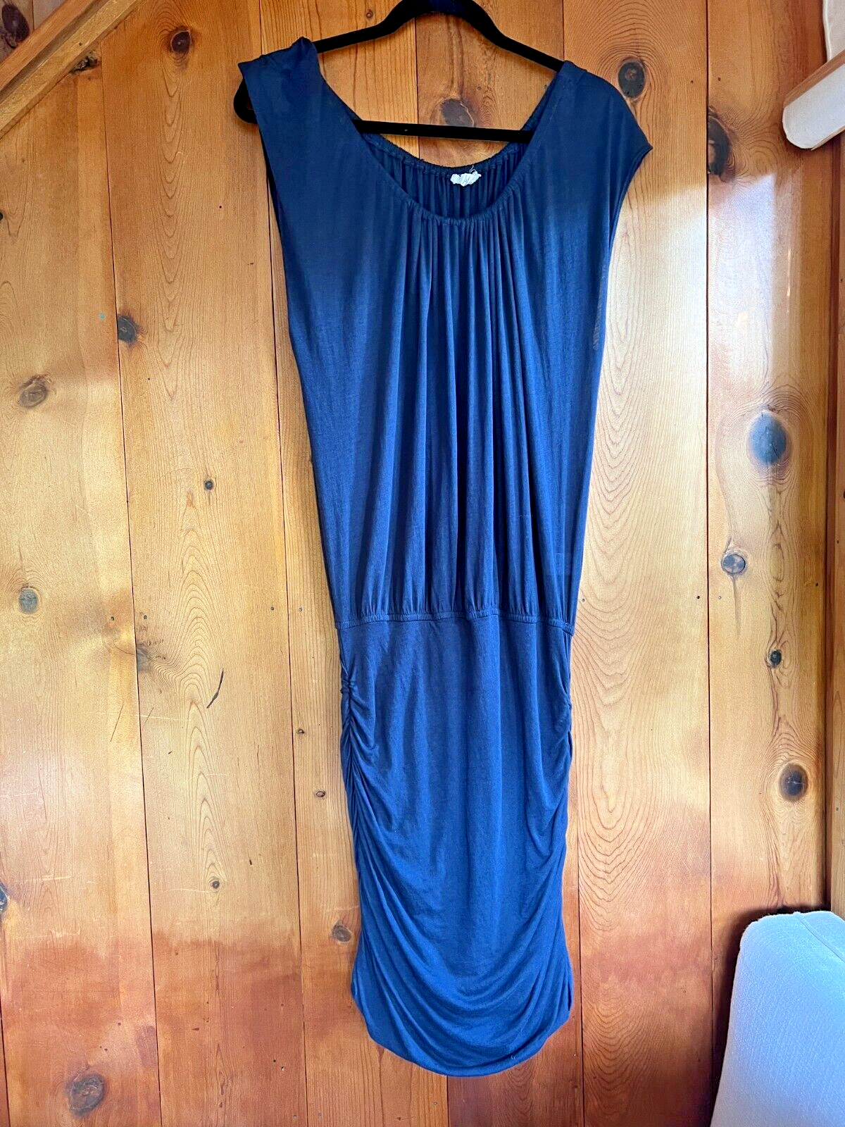 Soft Joie Navy Tee Shirt Fabric Scrunched Waist (super soft) - Size M