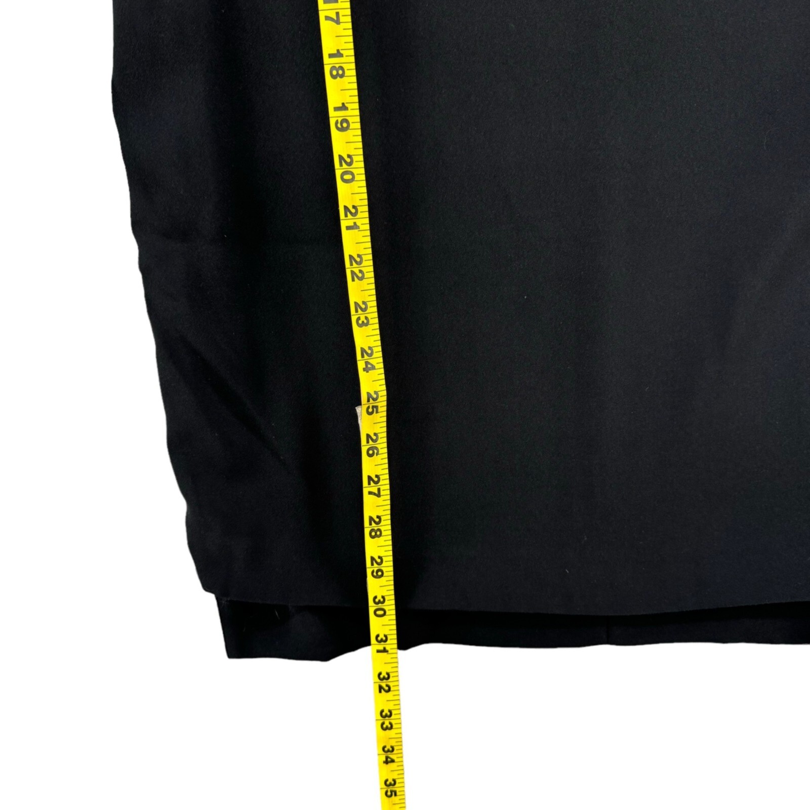 Halogen Mini Shift Dress Solid Black Studded Neck… - image 9