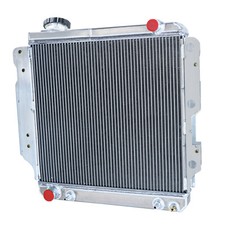 4 Rows Radiator For 19872006 89 Jeep Wrangler Yj Tj At 2.4l 4.2l L4l6