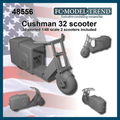FC Model Trend 1/48 Cushman 32 Scooter