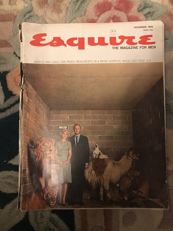 1962 NOVEMBER ESQUIRE MAGAZINE - GREAT  PHOTOS AND ADS Rare