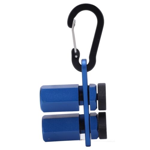 (Blau) Messgeräte zum Rahmen Karabiner Treppenmesser Knöpfe Werkzeug Treppenmesser - Bild 1 von 12