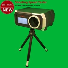 Probador de velocidad de disparo HT6000 0-3600 disparo/minuto velocímetro inicial 0-999 m
