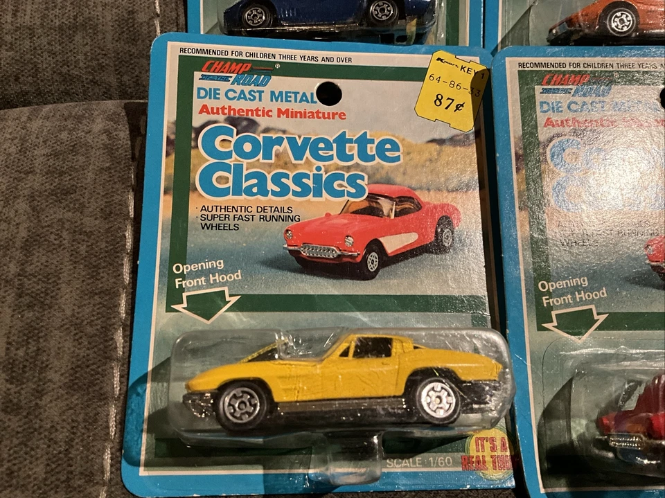 1979 Champ Of The Road Diecast Metal Corvette Classics Set 4 Of 4 - Image 4 of 4